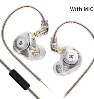 KZ EDX Pro — Audífonos In-Ear HiFi con Micrófono